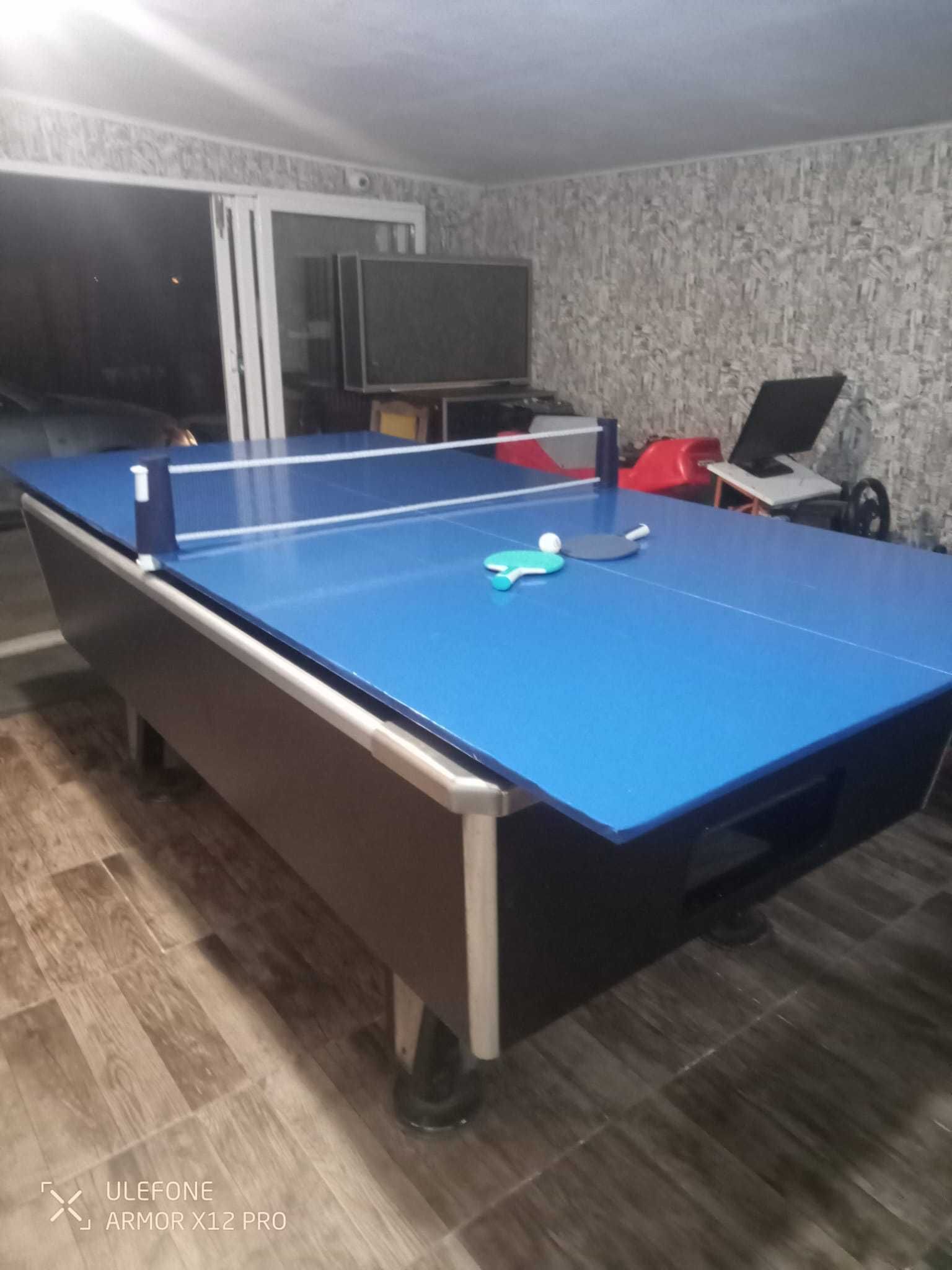 Билярд и тенис 7 фута | 7 FT |   2 в 1 едно