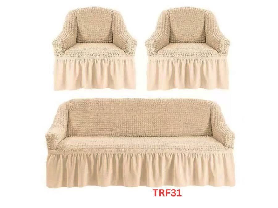 Husa  canapea cu volanase