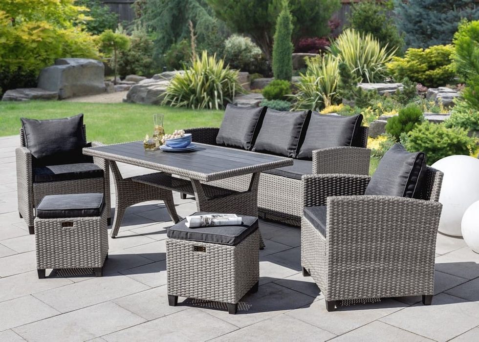 Set canapea mobilier de gradina