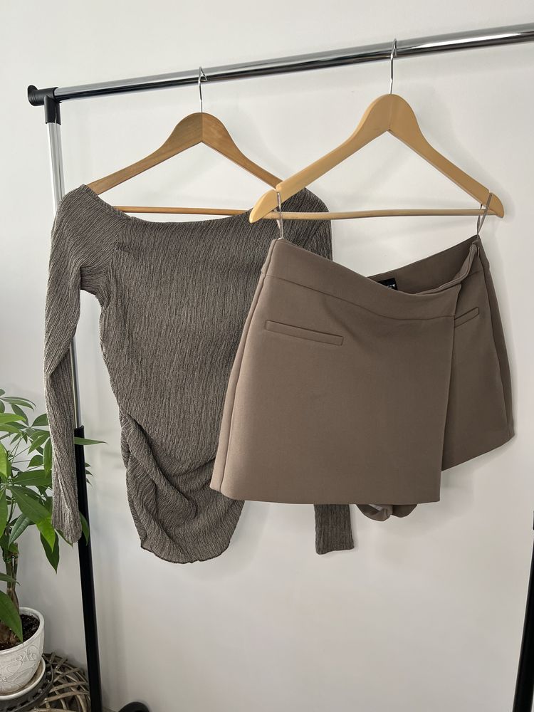 ZARA комплект пола-панталон и блуза