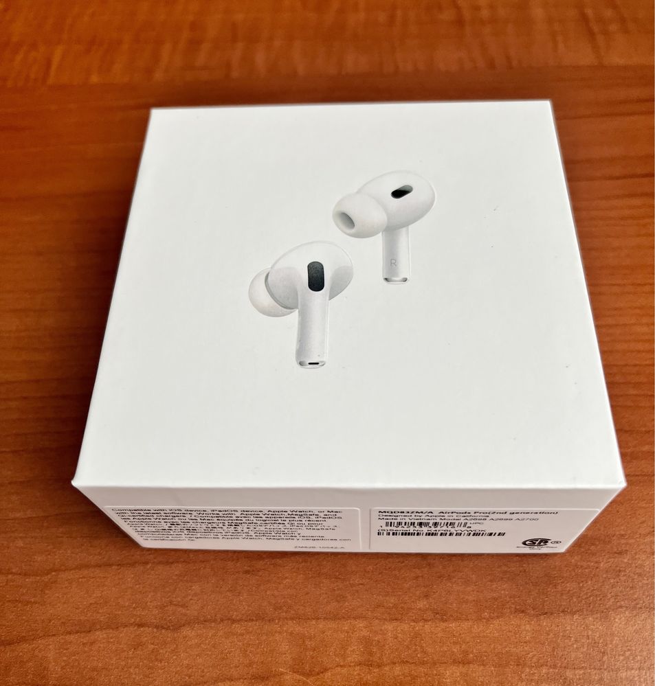 AirPods Pro 2, Noise cancelling, Wireless charging