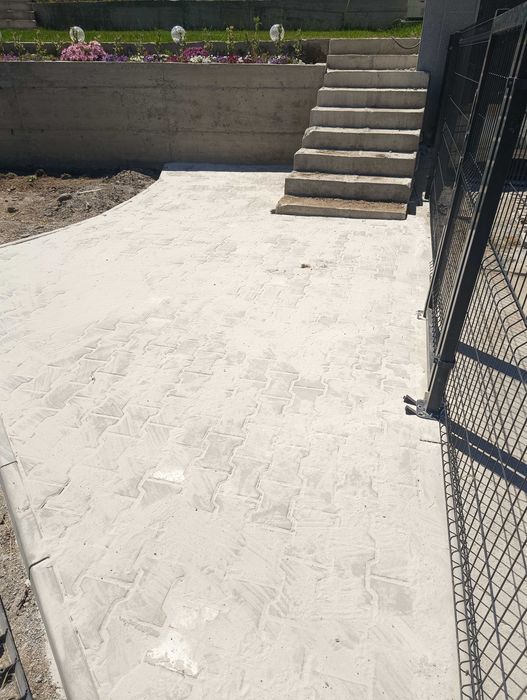 Демонтаж и монтаж тротоарни плочки бордюри павета