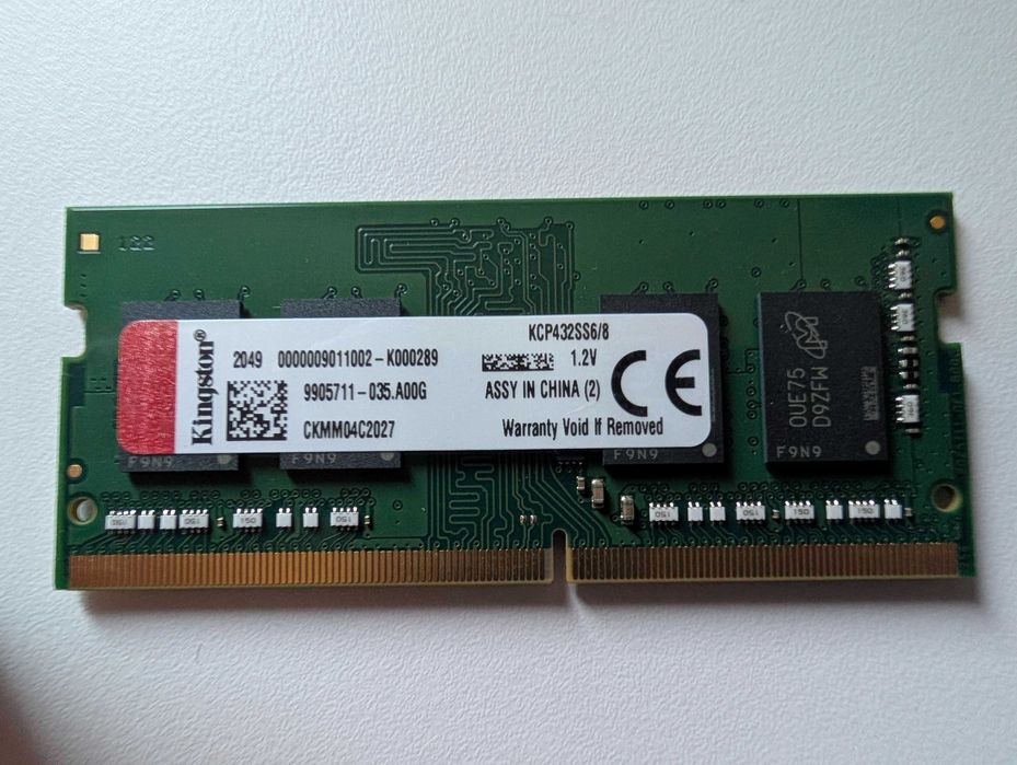 Memorie laptop Kingston 8GB DDR4 3200MHz Single Rank SODIMM