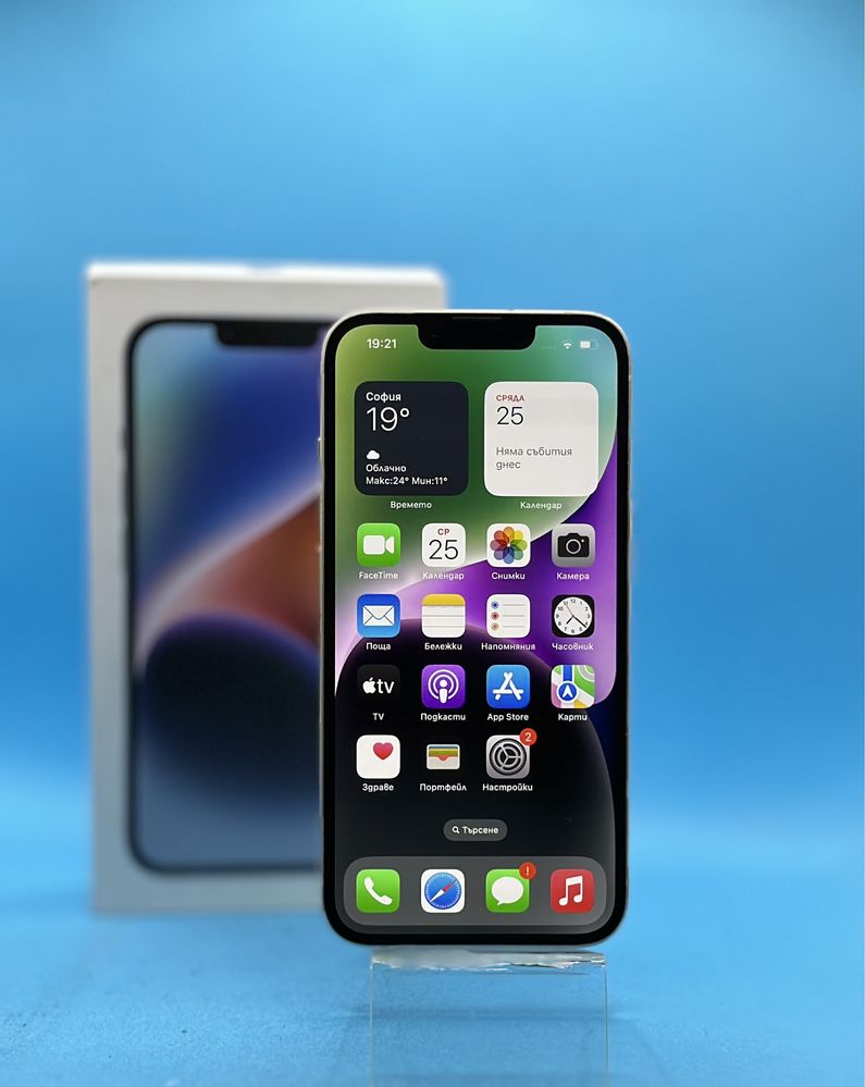 ГАРАНЦИОНЕН!!! Apple iPhone 14, 128GB, 6GB RAM, 5G, Starlight