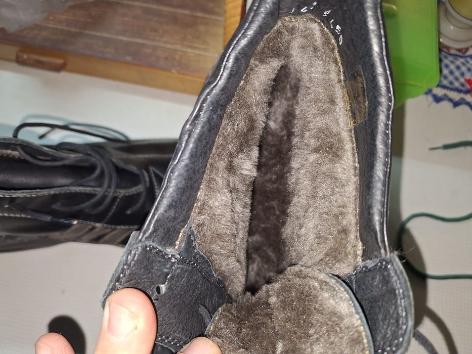 Ghete de iarnă din piele naturala măsura 47