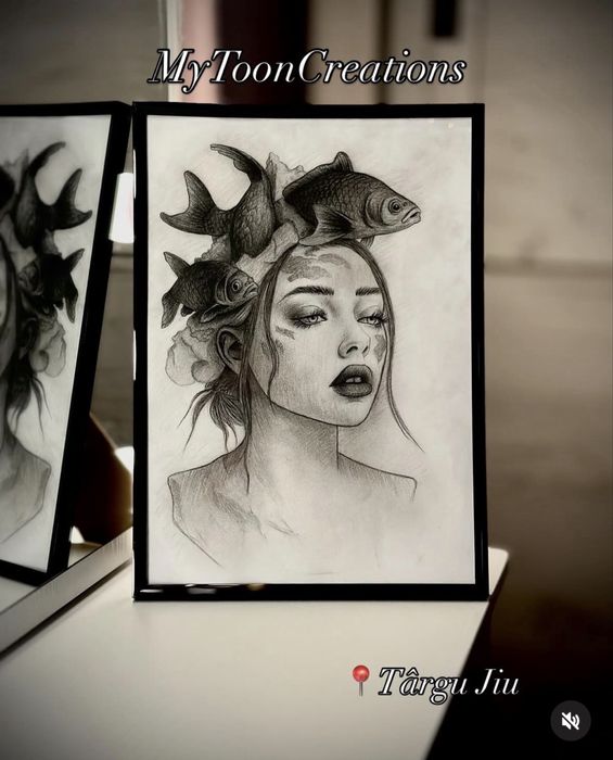 Tablouri personalizate după poză – portrete în creion | cadoul perfect