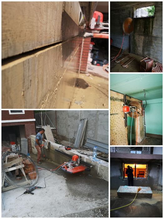 Tăieri pereți Demolări Carotări