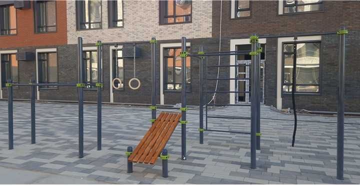 Уличные тренажеры и воркаут площадки для дворов, ЖК и частных домов