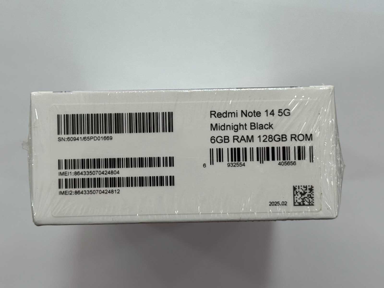 Redmi Note 14 – 6GB RAM / 128GB