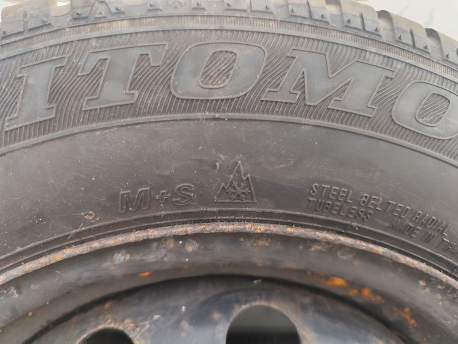 Set  4 Jante  4X100 Cu nvelope iarnă 175/70R14.