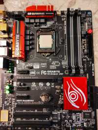 placa de baza gamer GIGABYTE G1.Sniper Z97 + i5 4750 + 8 gb ddr3