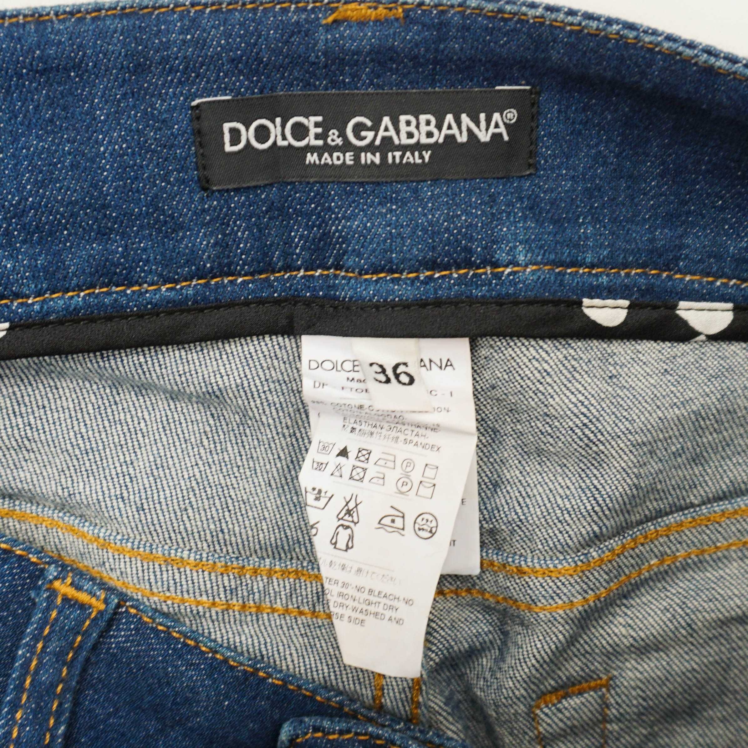 DOLCE & GABBANA оригинални дамски flared дънки - 36