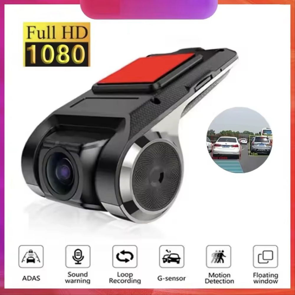 Cameră Auto DVR USB cu Night Vision și ADAS