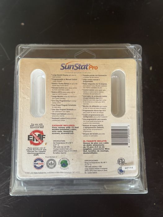 Termostat SunStat Pro 500670-SC