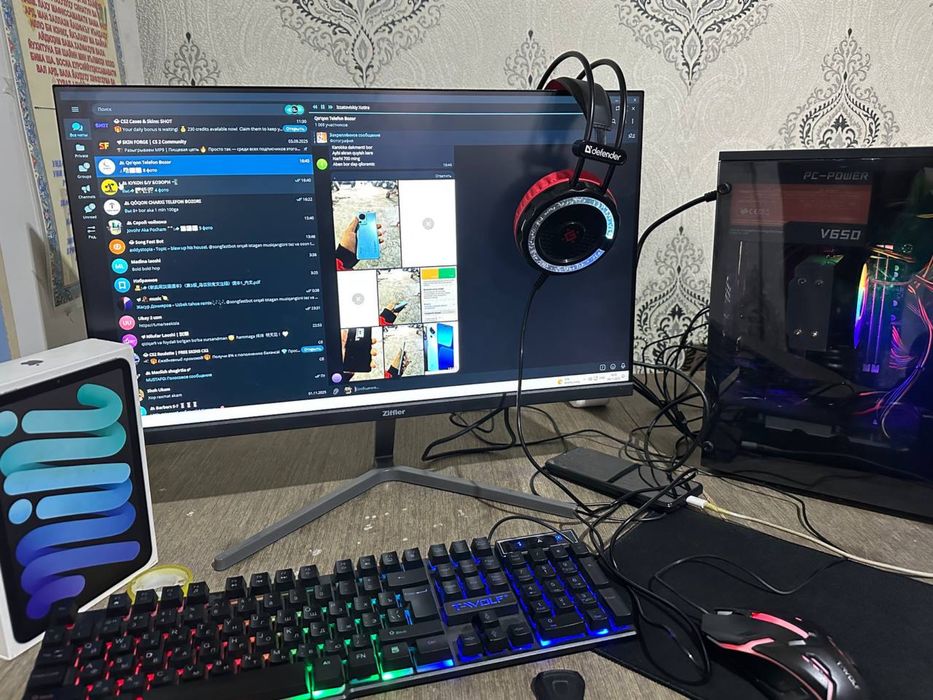 Igravoy kompyuter full komplekt abmen iphone 13 pro yoki maxga