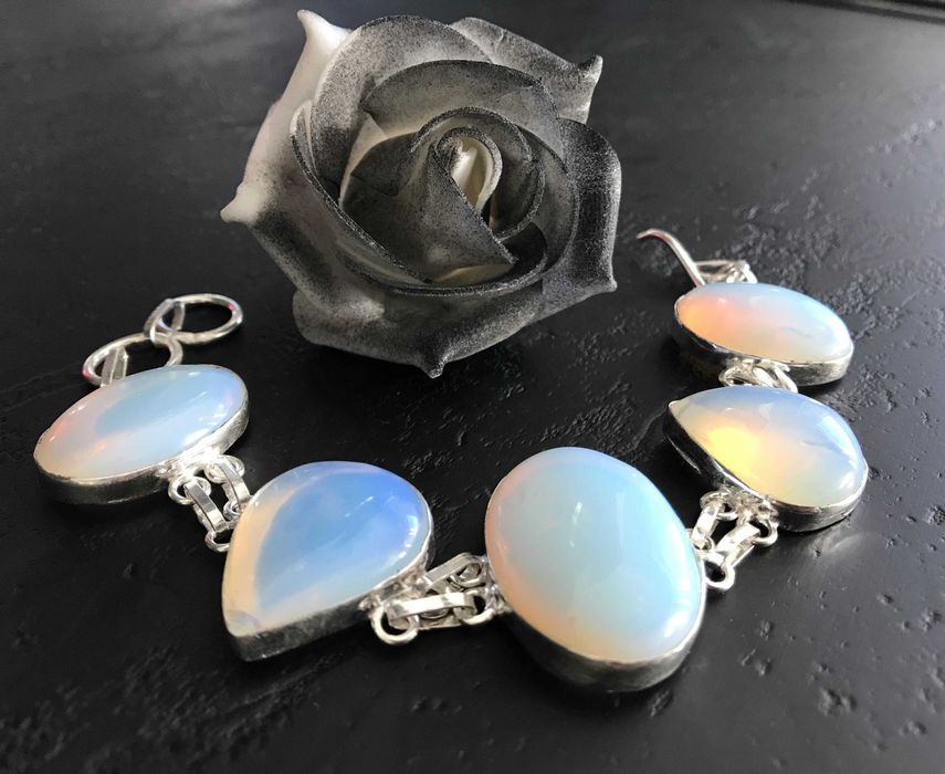 Bratara Argint 925 cu Pietre Semipretioase Opal