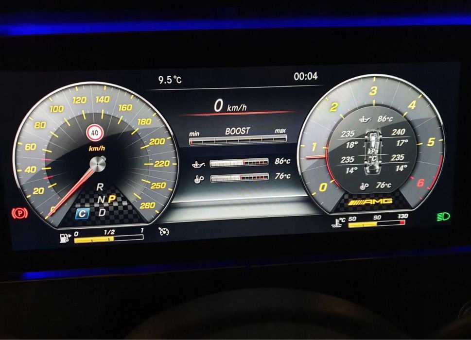 AMG Menu Mercedes W205 W213 GLC X253 W167 W176 W177 C117 C118