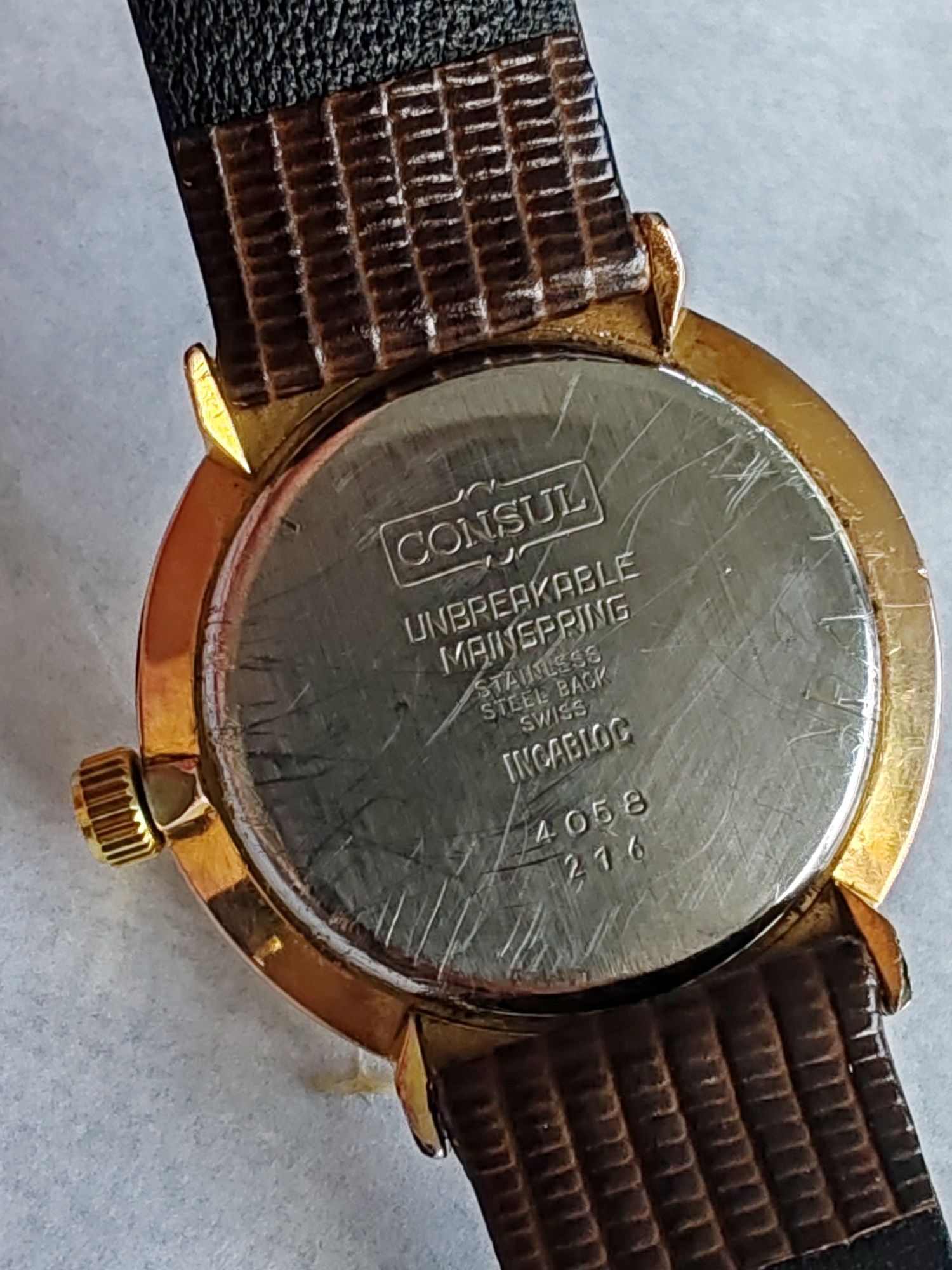 Ceas Consul Int Manuala 35 mm Funcționează excelent!