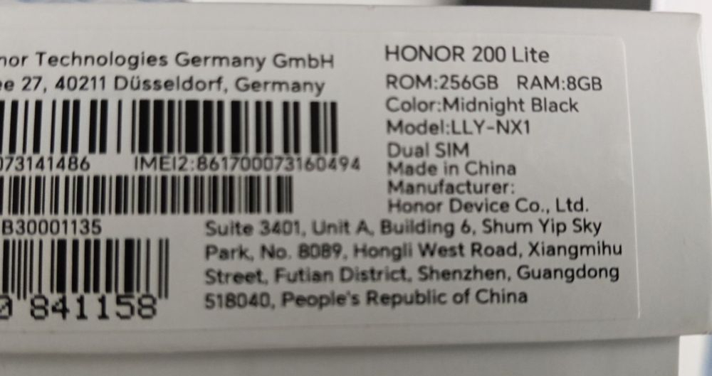 Honor 200 Lite 256/8