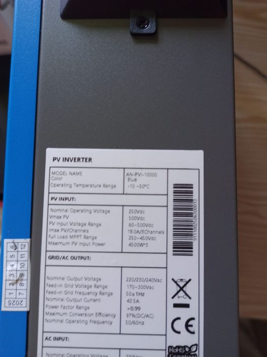 Invertor Solar 10 kw Mmpt