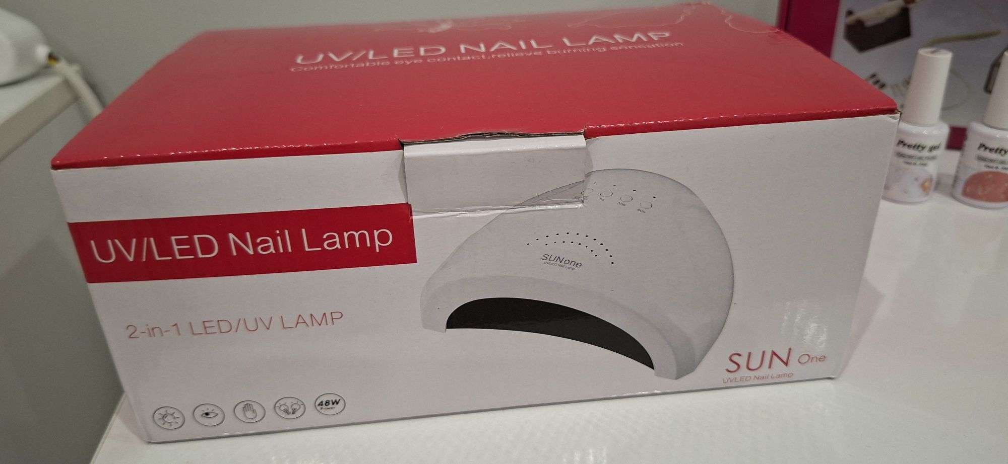 UV lED лампа и електрическа пила