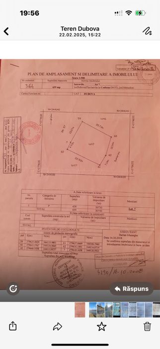 Teren la Dunare pr clisura Dunarii