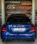 Difuzor Bara Spate + Tips uri - Mercedes W205 C63 Black Design