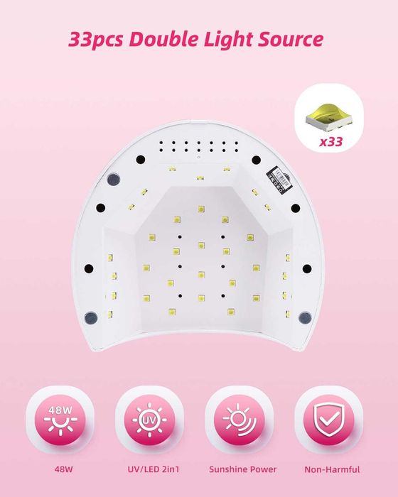 Lampa Profesionala Manichiura Pedichiura UV/LED, REDUSE de la 200RON