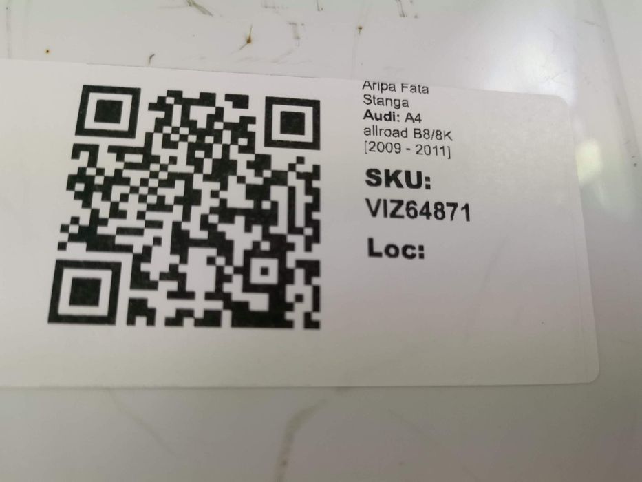 Ляв преден калник / Lqv preден kalnik Audi A4 B8/8K Оригинален