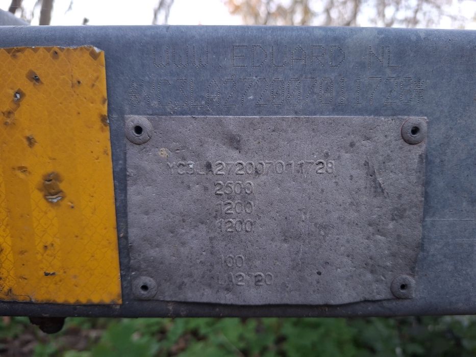 Platforma auto 2500kg (sasiu 3T)