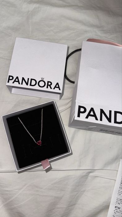 СРОЧНО!!! Пандора колье красное сердечко