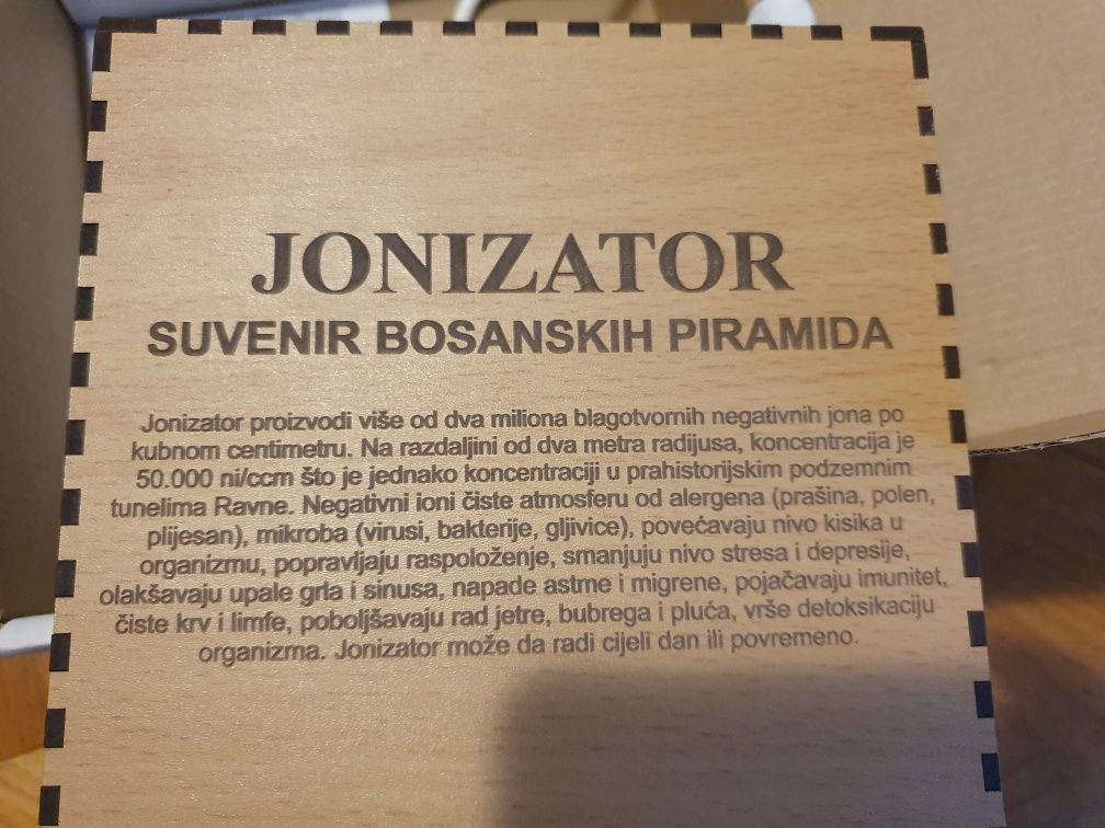 Ionizator aer cu ioni negativi nou pentru un aer mai curat 50.000 ni/c