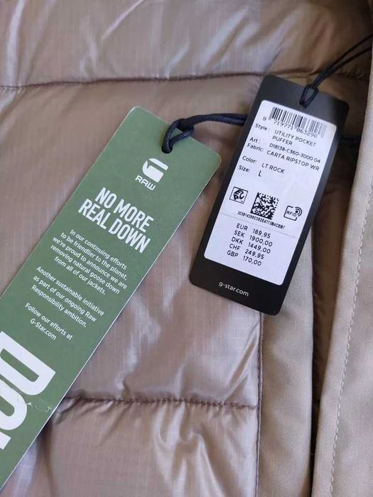 G-STAR RAW, Utility Pocket Puffer Jacket Jackets size L, яке