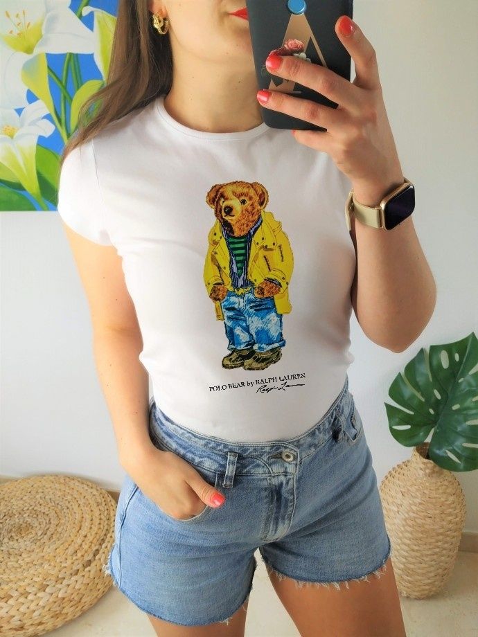 Polo bear t shirt дамски тениски Памук