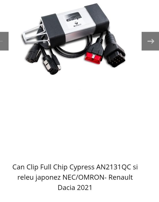 Tester diagnoza dedicată Renault