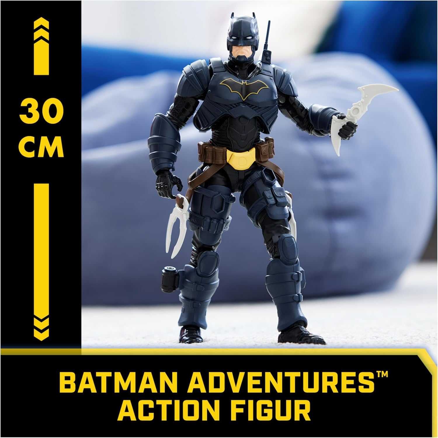 Фигура Батман 30см с брониран костюм DC BATMAN Adventures