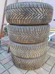Cauciucuri de iarnă 205/55 R 16 Dot 2023 cu jante de tablă