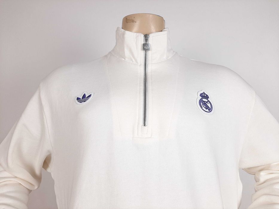 Adidas Real Madrid Terrace Icons - Оригинална мъжка блуза размер XL