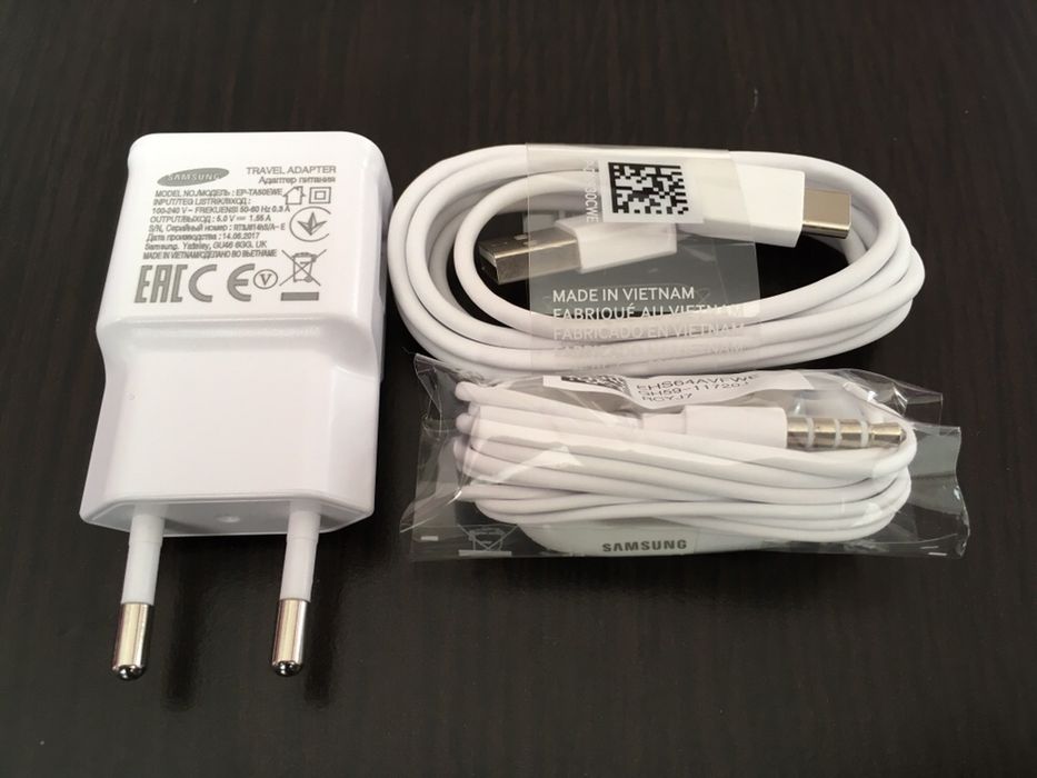 Incarcator, casti si cablu USB type C, NOI ORIGINALE SAMSUNG