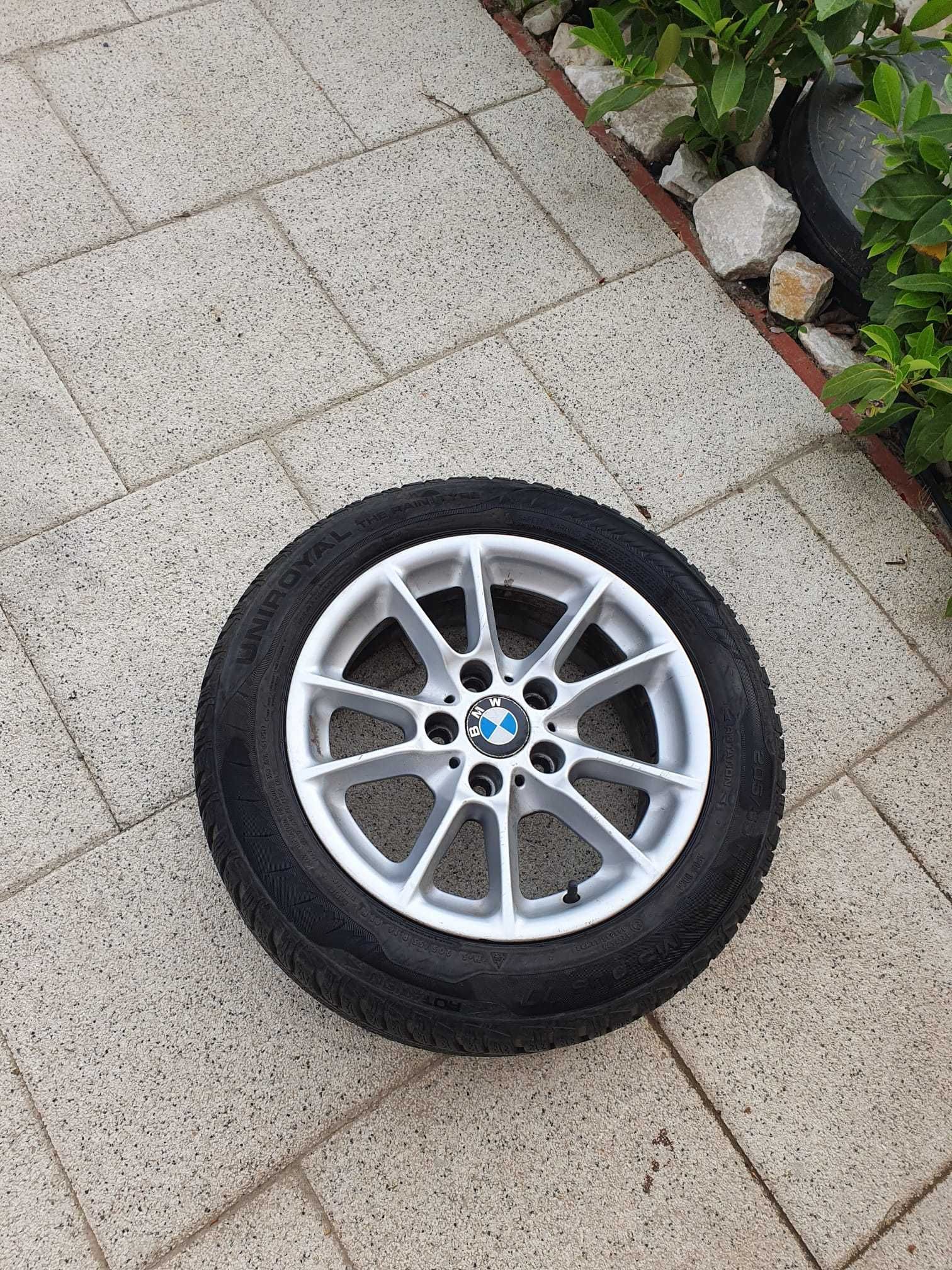 Set jante ORIGINALE BMW + anvelope iarna/vara - R16