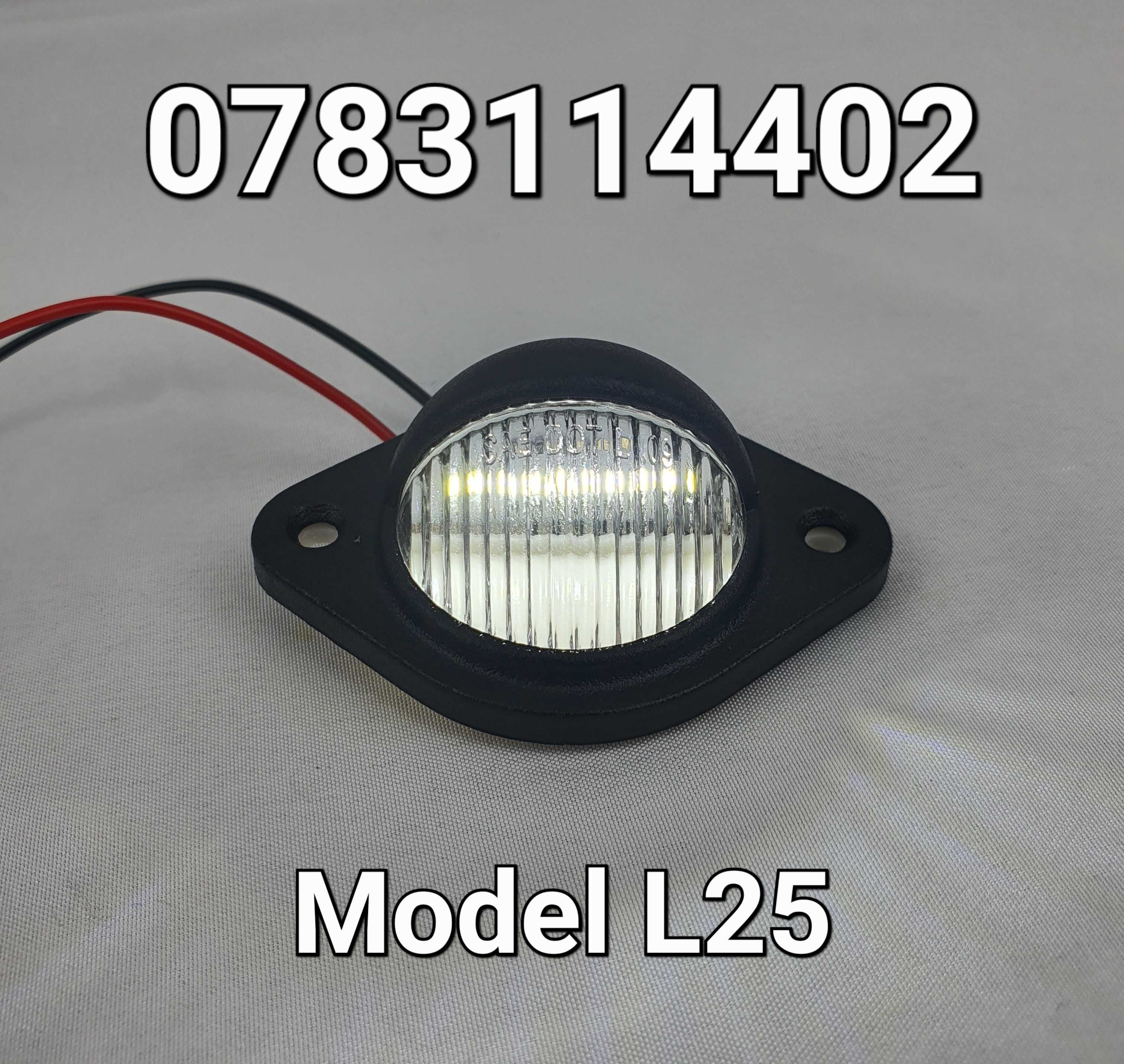 Lampa LED Iluminat Numar Inmatriculare-Platforma-Remorca-Trailer - L25