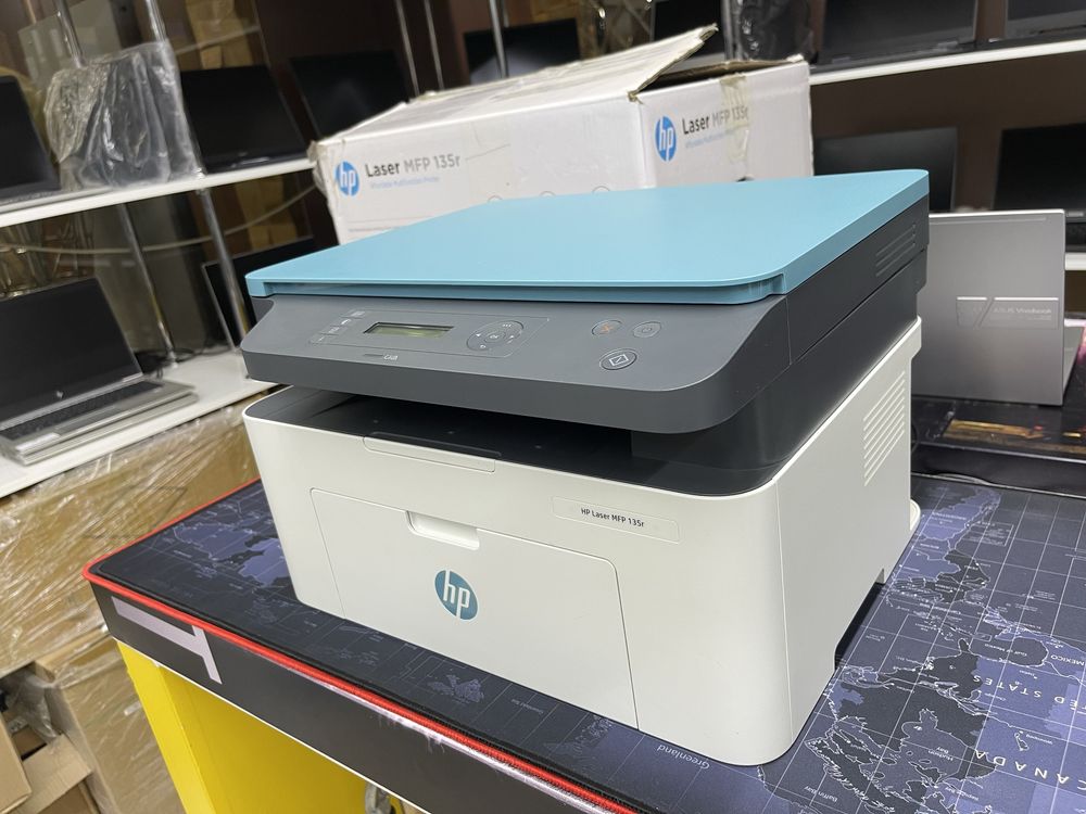 МФУ HP Laser M135r 3в1 лазерный черно белый