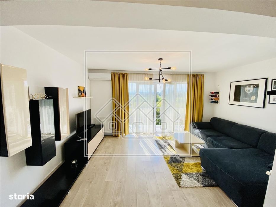 Apartament in vila cu doar 2 ap. - mobilat si utilat - pod