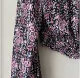 Топ ZARA Twist front mettalic thread top