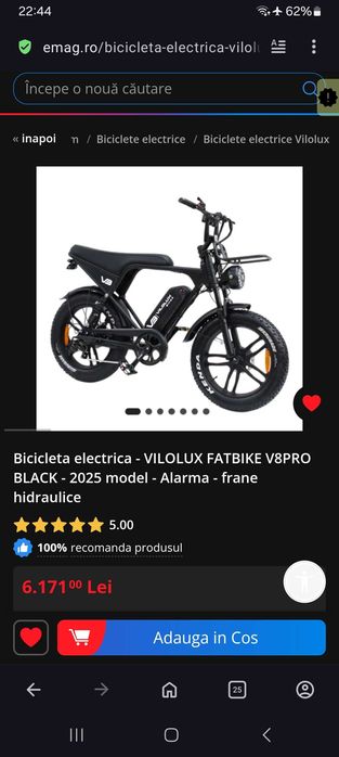 Fatbike V8 PRO 2 locuri