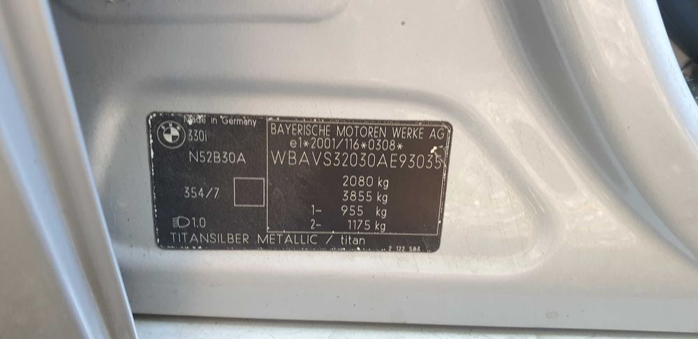 На части BMW E91 330i 258 // БМВ Е91 330и 258
