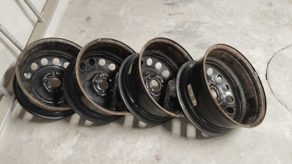 4 бр. Стоманени железни джанти 16" 5x108 7,0J ET46 Peugeot/Citroen