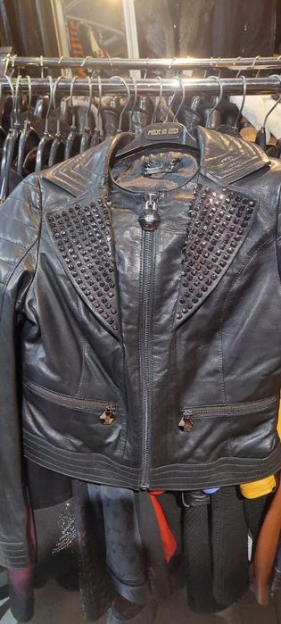 Кожено яке Philipp Plein