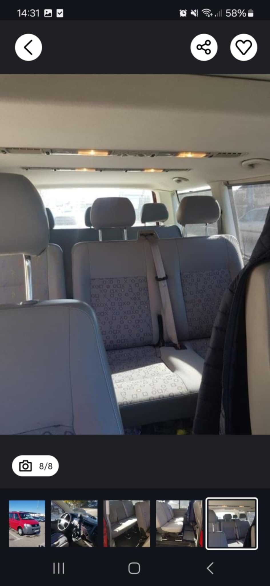 Vand Volkswager transporter