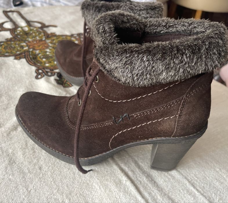 зимни боти от набук